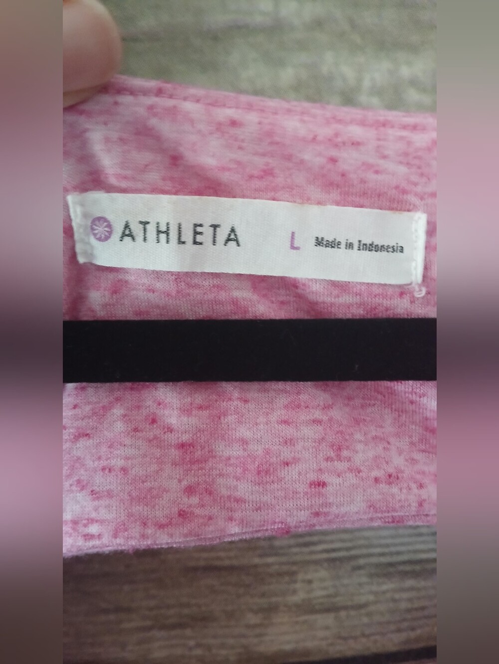 Athleta Light Pink Heathered Sleeveless Top - Picture 5 of 11
